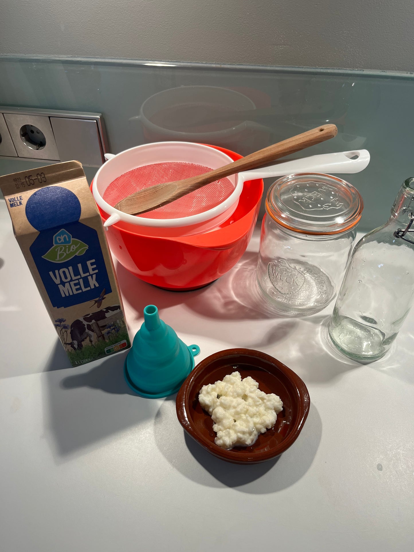 Verse melkkefirkorrels