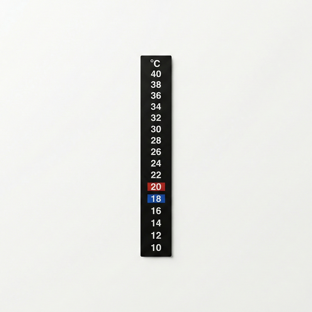 Zelfklevende thermometerstrip